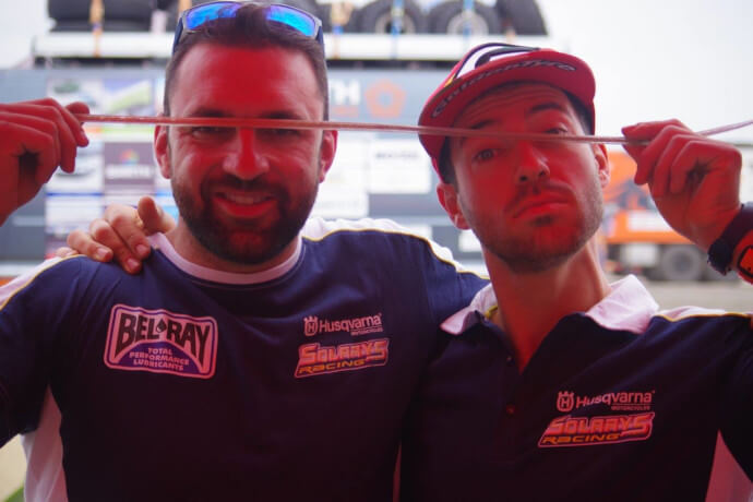Immagine di Fausto Vignola e Maurizio Gerini al Dakar Rally 2018